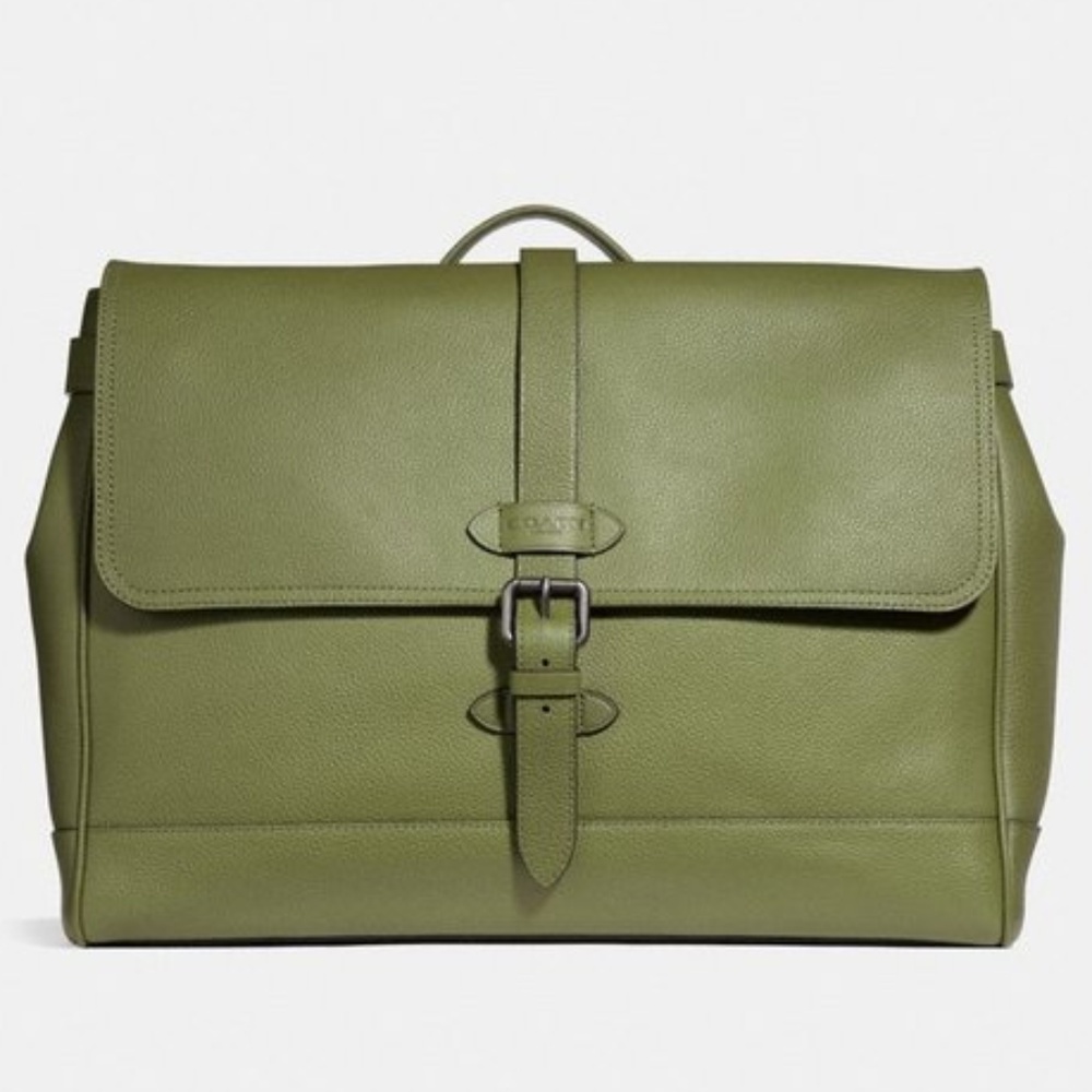 HUDSON MESSENGER BAG DARK OLIVE (COACH F36810)
